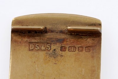 Lot 613 - Omega: an 18ct yellow gold cased manual wind wristwatch