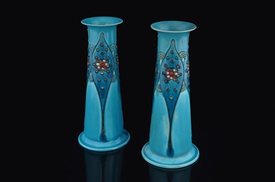 Lot 62 - A pair Minton Secessionist vases