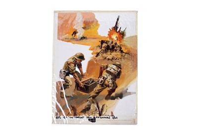 Lot 177 - Original artwork for Battle Picture Library No. 127 “On Target”