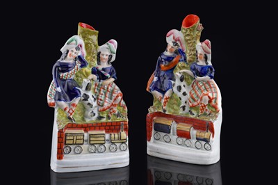 Lot 229 - Two Staffordshire railway groups