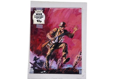 Lot 183 - Original artwork for Battle Picture Library No. 371 “Blood of Heroes”