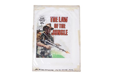 Lot 187 - Original artwork for Battle Picture Library No. 39 “The Law of the Jungle”