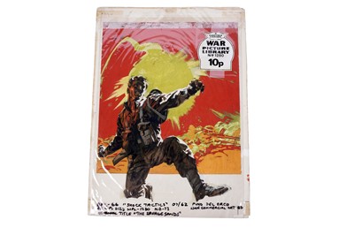 Lot 189 - Original artwork for Battle Picture Library No. 66 “Shock Tactics”