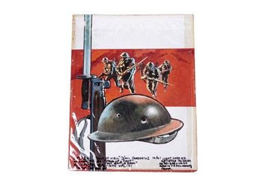 Lot 191 - Original artwork for Battle Picture Library No. 29 “Jaws of Hell”