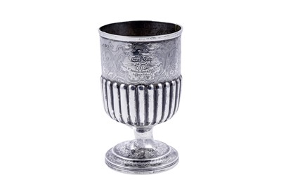 Lot 236 - An early George IV silver prize goblet