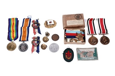 Lot 130 - First and Second World War medal group