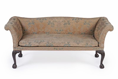 Lot 542 - A Georgian serpentine back settee