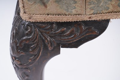 Lot 542 - A Georgian serpentine back settee