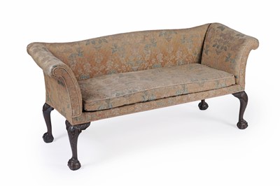 Lot 542 - A Georgian serpentine back settee