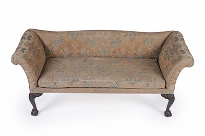 Lot 542 - A Georgian serpentine back settee