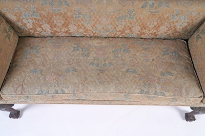 Lot 542 - A Georgian serpentine back settee