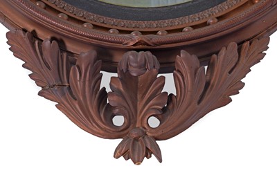 Lot 544 - A Regency style convex wall mirror