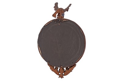 Lot 544 - A Regency style convex wall mirror
