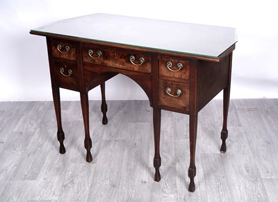 Lot 17 - A George III Hepplewhite-style mahogany sideboard
