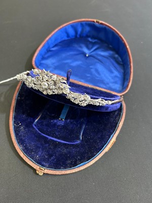 Lot 473 - A Victorian diamond tiara