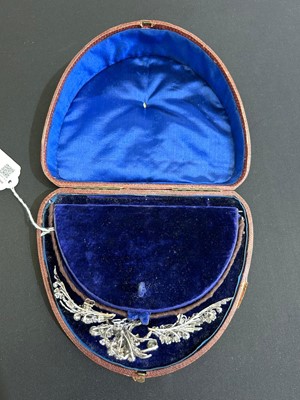Lot 473 - A Victorian diamond tiara