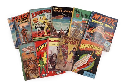 Lot 137 - Vintage British annuals and comics albums.