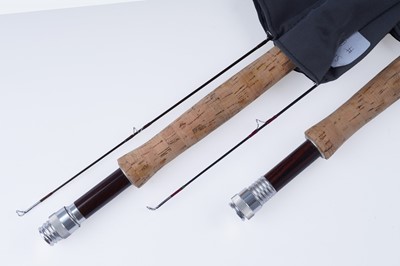 Lot 643 - Two custom made trout fly rods