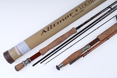 Lot 647 - A salmon fly rod; and a trout fly rod