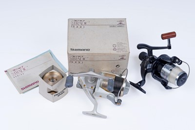 Lot 649 - Two spinning reels by Shimano and Steelhead