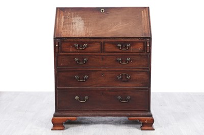 Lot 69 - A George III mahogany bureau