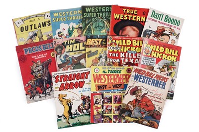 Lot 142 - Vintage British Cowboy reprint comics