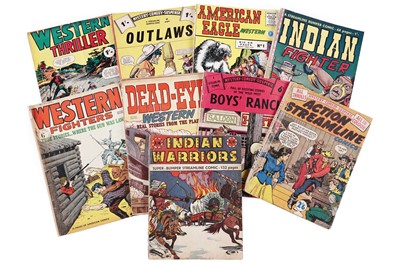Lot 143 - British reprint western comics by Streamline