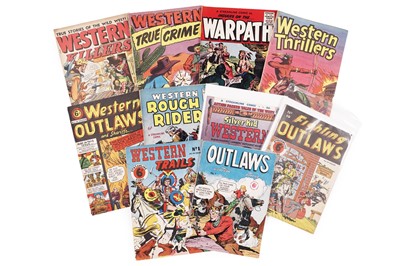 Lot 144 - British reprint western comics by Streamline