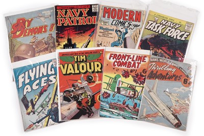 Lot 147 - British reprint comics – war titles