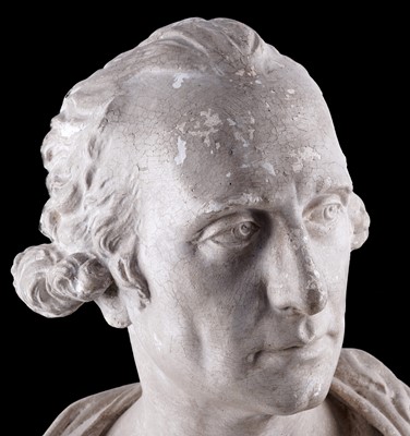 Lot 216 - A late 19th Century plaster cast bust of George Washington