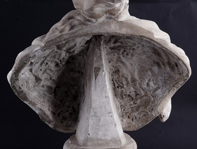Lot 216 - A late 19th Century plaster cast bust of George Washington