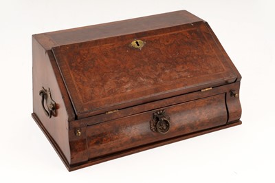 Lot 201 - A late 19th Century Dutch writing slope