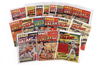 Lot 159 - Space comics starring Captain Valiant