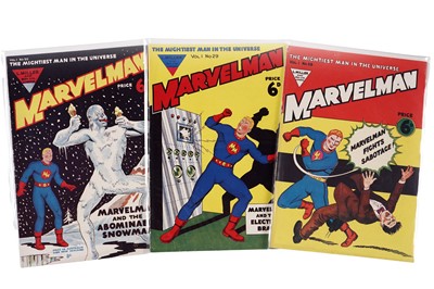 Lot 165 - Marvelman No’s. 28, 29 and 30 by L. Miller & Son