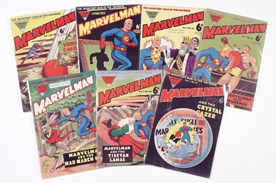 Lot 168 - Marvelman Nos. 39,40,42,43,44,45 and 48.