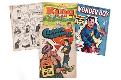 Lot 169 - Captain Marvel Jr and other 1950’s British comics