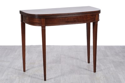 Lot 72 - A late Georgian mahogany tea table