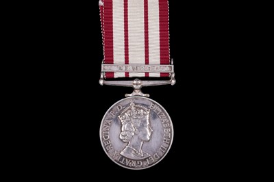 Lot 156 - Elizabeth II Naval General Service medal