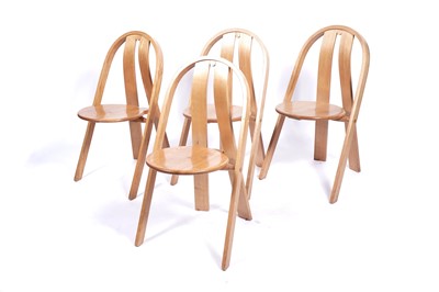 Lot 12 - David Colwell: an ash TS Series dining table and four C3 chairs