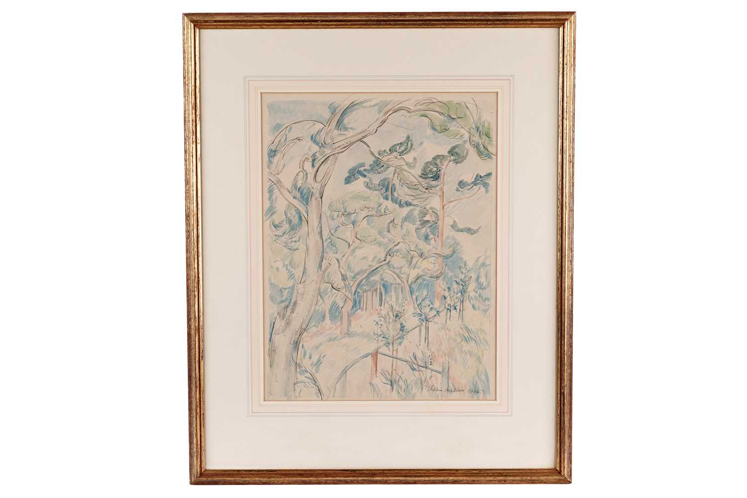 Lot 398 - Robin Wallace - Trees | watercolour