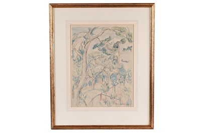 Lot 398 - Robin Wallace - Trees | watercolour