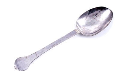 Lot 262 - An early Charles II silver trefid spoon