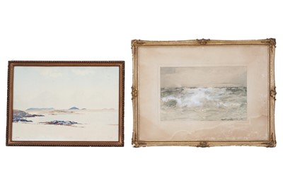 Lot 144 - Victor Noble Rainbird - seascape | watercolour