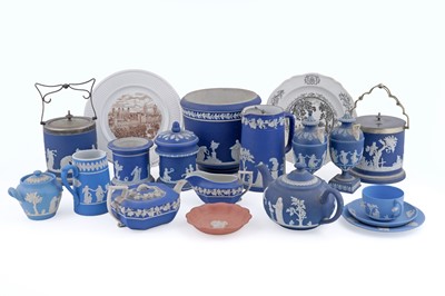 Lot 255 - Wedgwood and Adams jasperware