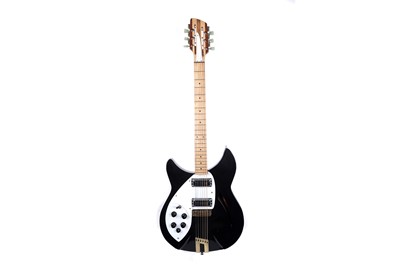Lot 331 - A twelve-string LH Rickenbacker style guitar