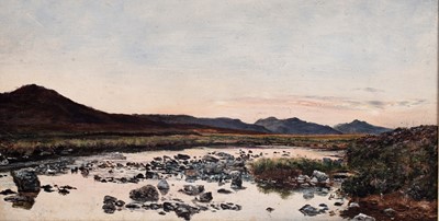 Lot 71 - George Sherwood Hunter - A highland landscape | oil