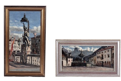 Lot 341 - George Sherwood Hunter - Cadore; and Chioggia | oil