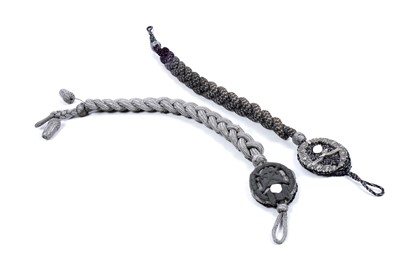 Lot 173 - Two German Second World War period shooting lanyards