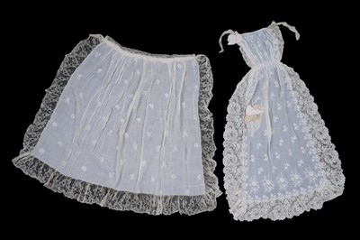 Lot 498 - Two 19th Century dress aprons | Lady Grey