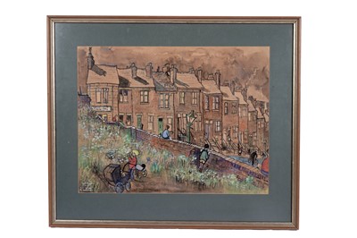 Lot 629 - Charlie Rogers - Kids, Walls and Windows | watercolour